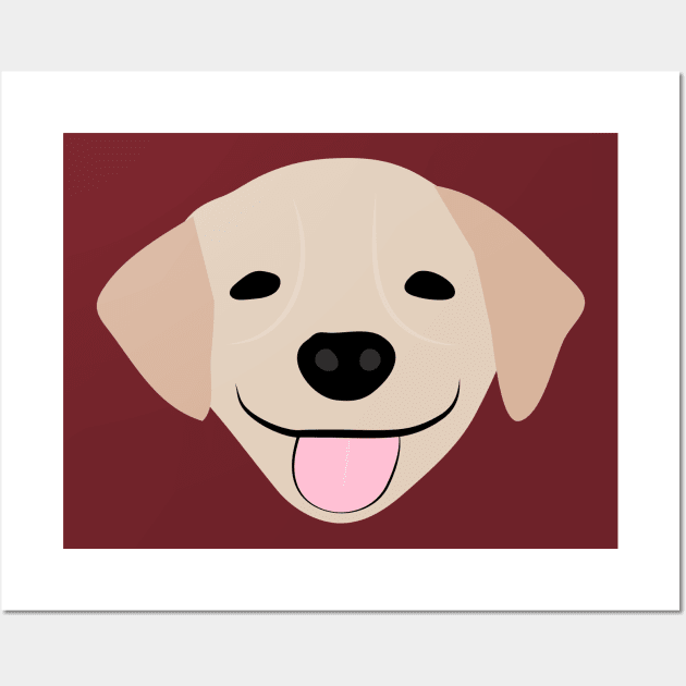 Cute golden retriever puppy Wall Art by CindyS